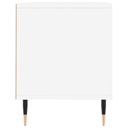 Tv-bord 100x34,5x44,5 cm konstrueret træ hvid