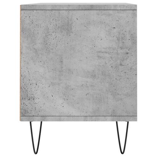 Tv-bord 100x34,5x44,5 cm konstrueret træ betongrå
