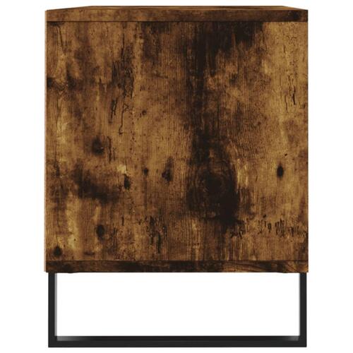 Tv-bord 100x34,5x44,5 cm konstrueret træ røget egetræsfarve