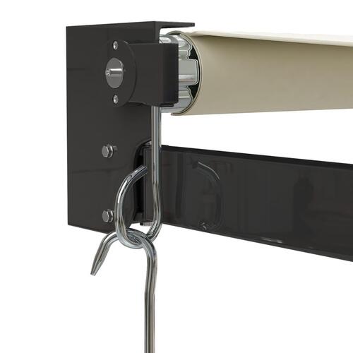 Foldemarkise manuel betjening 4x3 m stof aluminium creme