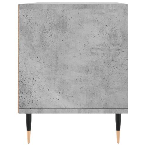 Tv-bord 100x34,5x44,5 cm konstrueret træ betongrå