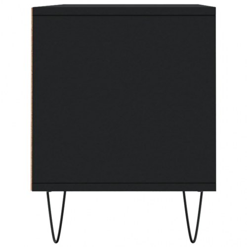 Tv-bord 100x34,5x44,5 cm konstrueret træ sort