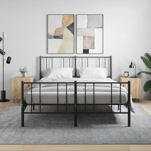Sengeborde 2 stk. 40x40x50 cm konstrueret træ sonoma-eg