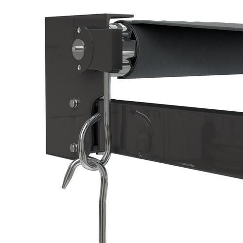 Foldemarkise 3x2,5 m stof og aluminium antracitgrå