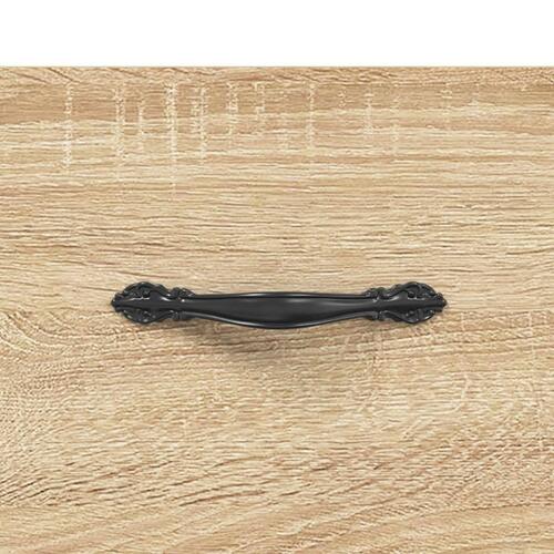 Sofabord 102x50x40 cm konstrueret træ sonoma-eg