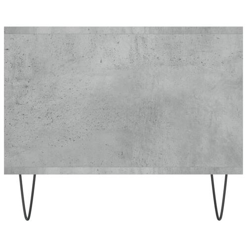 Sofabord 102x50x40 cm konstrueret træ betongrå