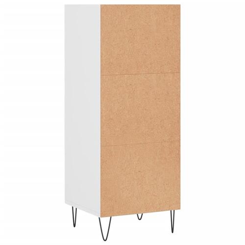 Skænk 34,5x32,5x90 cm konstrueret træ hvid
