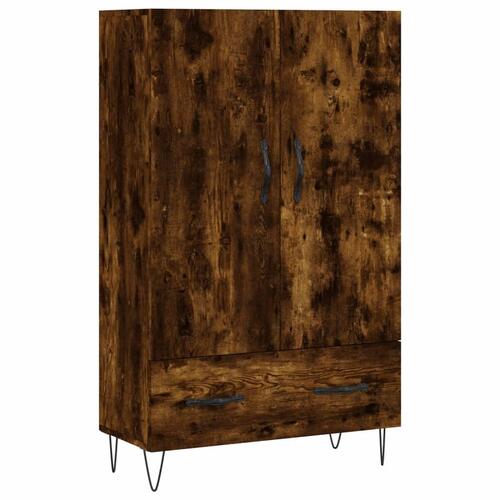Skab 69,5x31x115 cm konstrueret træ røget sonoma-eg