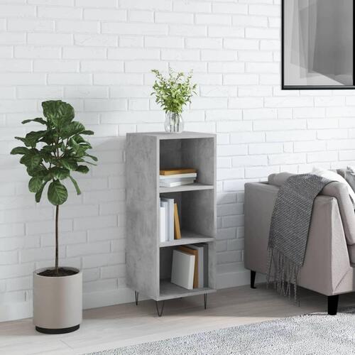 Skænk 34,5x32,5x90 cm konstrueret træ betongrå