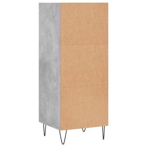 Skænk 34,5x32,5x90 cm konstrueret træ betongrå