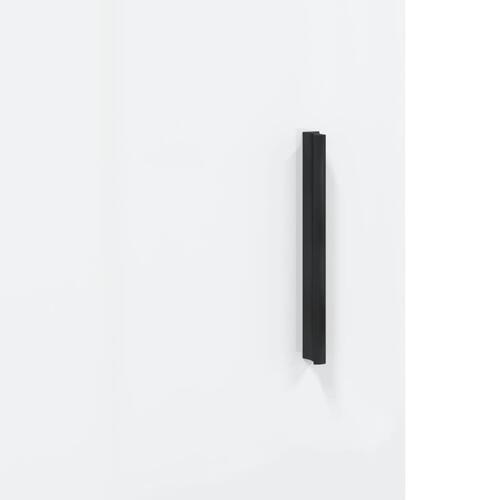 Skab 69,5x31x115 cm konstrueret træ hvid højglans