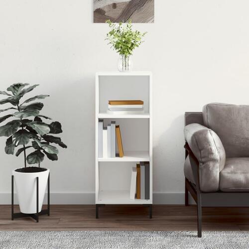 Skænk 34,5x32,5x90 cm konstrueret træ hvid