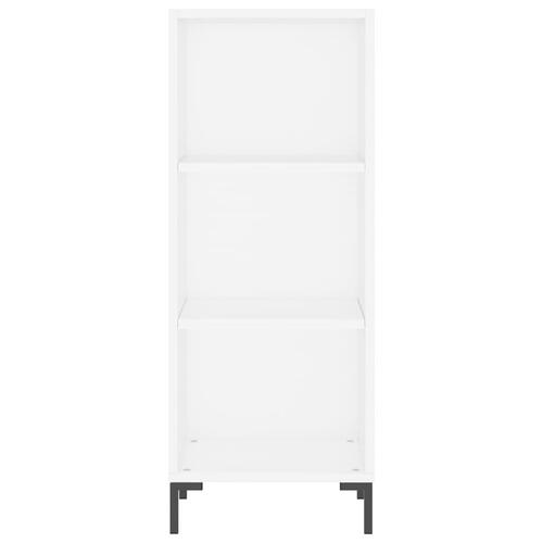 Skænk 34,5x32,5x90 cm konstrueret træ hvid