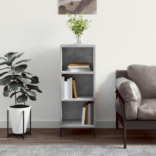 Skænk 34,5x32,5x90 cm konstrueret træ betongrå