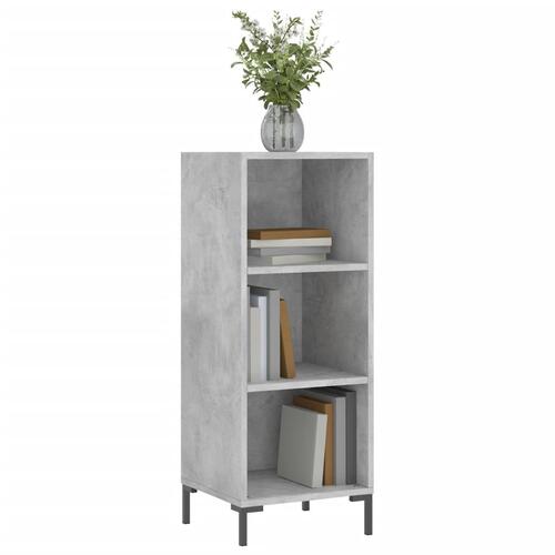 Skænk 34,5x32,5x90 cm konstrueret træ betongrå