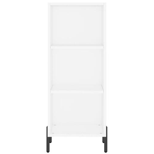 Skænk 34,5x32,5x90 cm konstrueret træ hvid