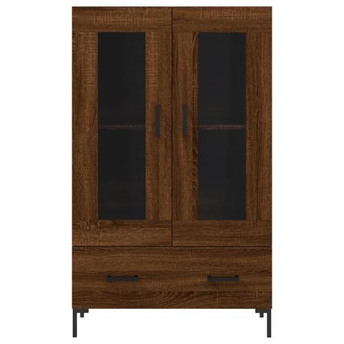 Skab 69,5x31x115 cm konstrueret træ brun sonoma-eg