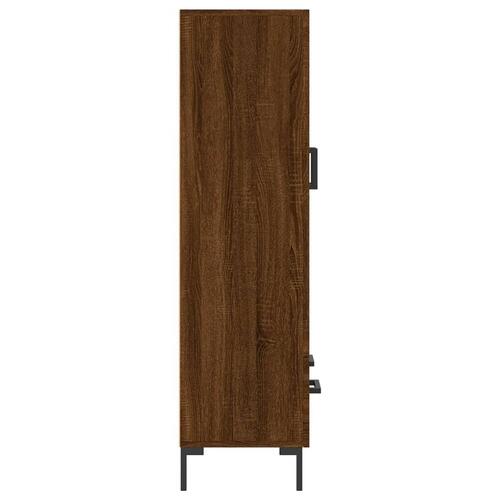 Skab 69,5x31x115 cm konstrueret træ brun sonoma-eg