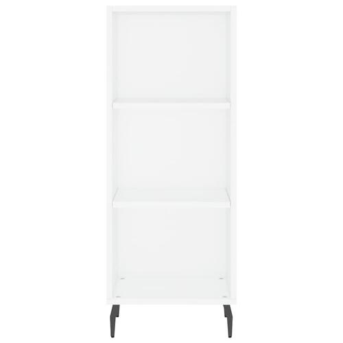 Skænk 34,5x32,5x90 cm konstrueret træ hvid