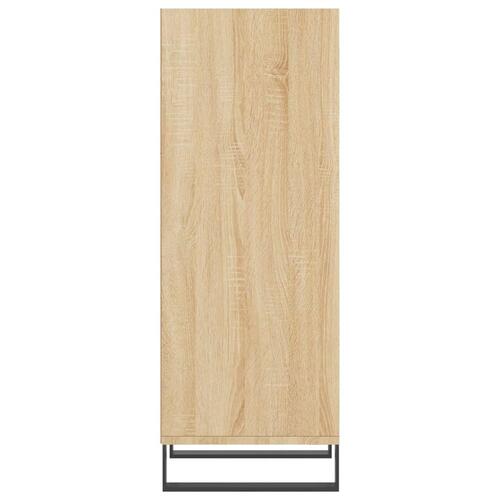Skænk 34,5x32,5x90 cm konstrueret træ sonoma-eg