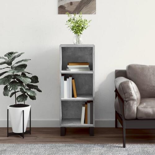 Skænk 34,5x32,5x90 cm konstrueret træ betongrå