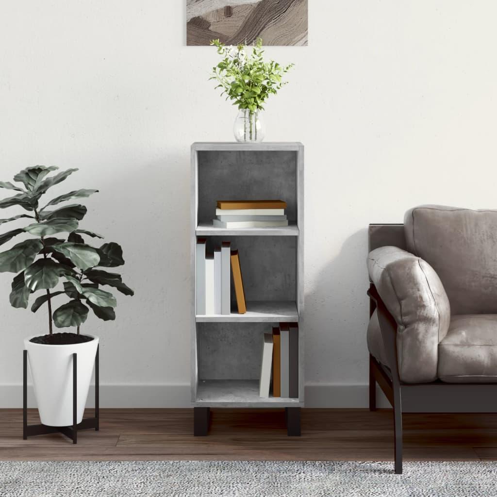 Skænk 34,5x32,5x90 cm konstrueret træ betongrå