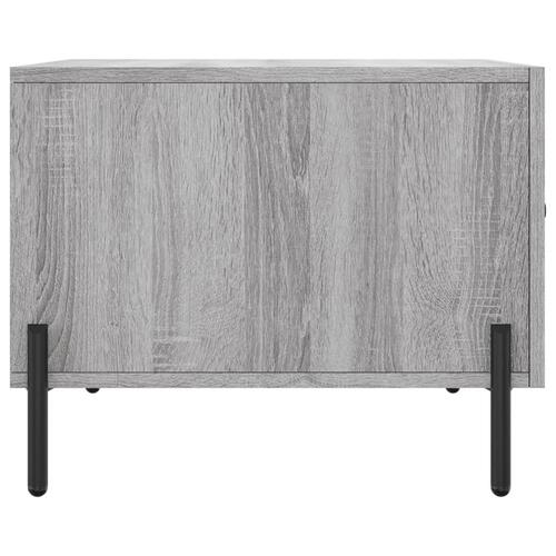 Sofabord 50x50x40 cm konstrueret træ grå sonoma-eg