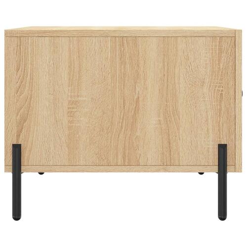 Sofabord 50x50x40 cm konstrueret træ sonoma egetræsfarve