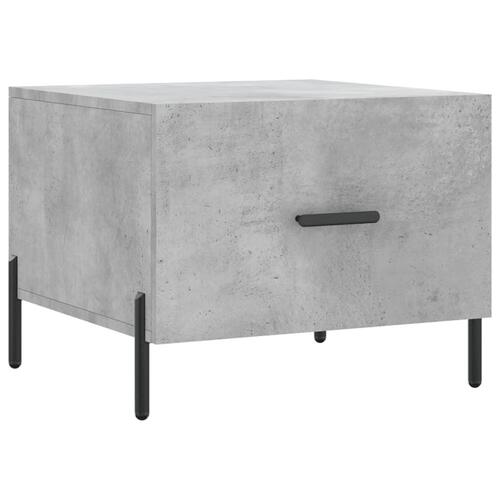 Sofabord 50x50x40 cm konstrueret træ betongrå