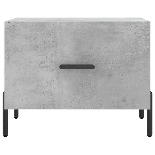 Sofabord 50x50x40 cm konstrueret træ betongrå