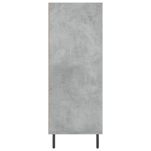 Skab 69,5x32,5x90 cm konstrueret træ betongrå