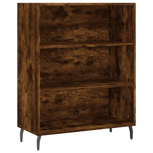 Skab 69,5x32,5x90 cm konstrueret træ røget sonoma-eg