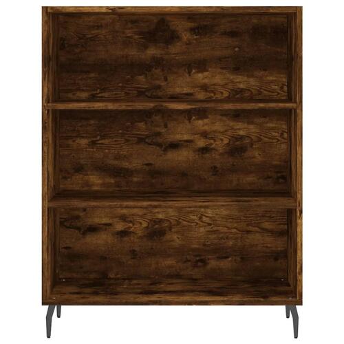 Skab 69,5x32,5x90 cm konstrueret træ røget sonoma-eg