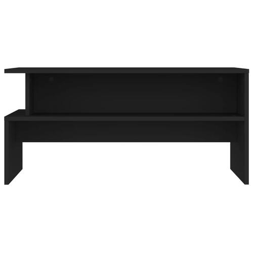 Sofabord 90x55x42,5 cm konstrueret træ sort