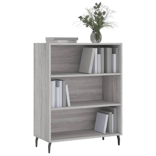 Skab 69,5x32,5x90 cm konstrueret træ grå sonoma-eg