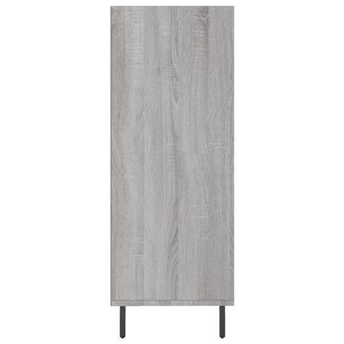 Skab 69,5x32,5x90 cm konstrueret træ grå sonoma-eg
