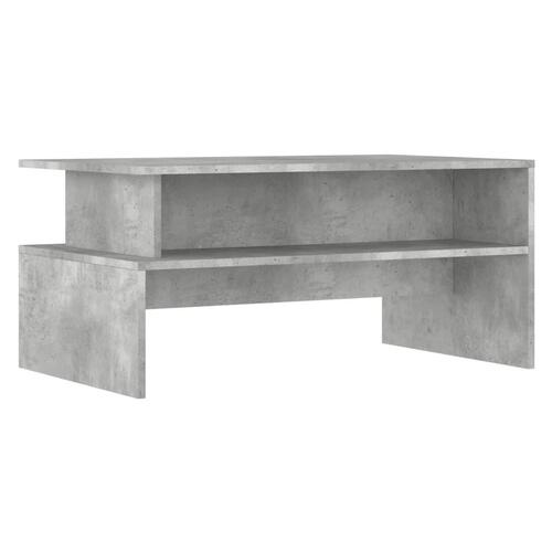 Sofabord 90x55x42,5 cm konstrueret træ betongrå