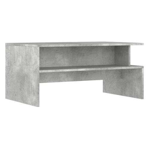 Sofabord 90x55x42,5 cm konstrueret træ betongrå