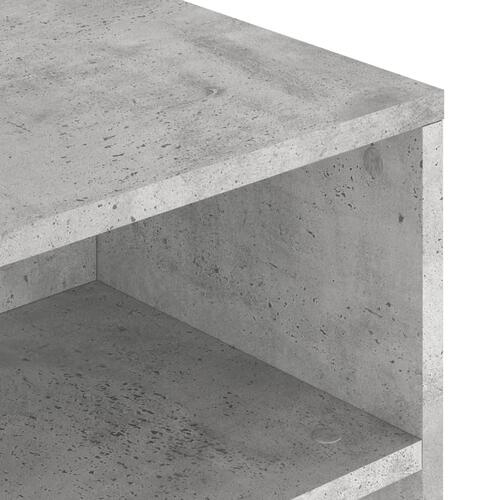 Sofabord 90x55x42,5 cm konstrueret træ betongrå