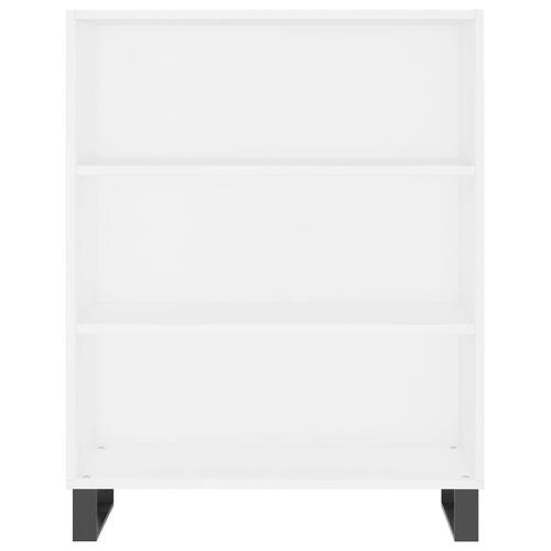 Skab 69,5x32,5x90 cm konstrueret træ hvid