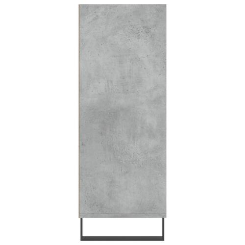 Skab 69,5x32,5x90 cm konstrueret træ betongrå