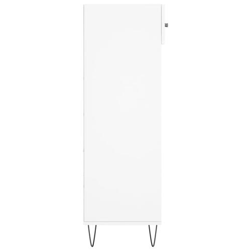 Skoreol 60x35x105 cm konstrueret træ hvid