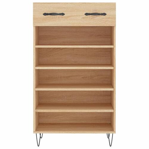 Skoreol 60x35x105 cm konstrueret træ sonoma-eg