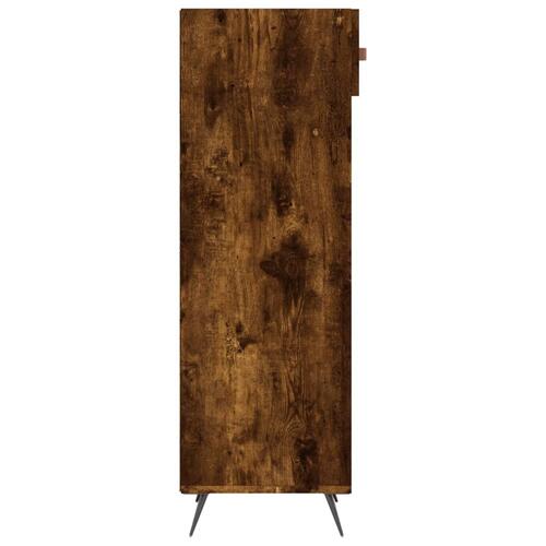Skoreol 30x35x105 cm konstrueret træ røget egetræsfarve
