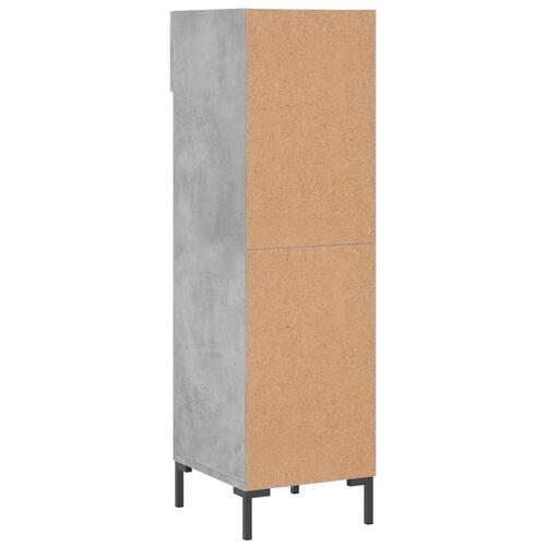 Skoreol 30x35x105 cm konstrueret træ betongrå