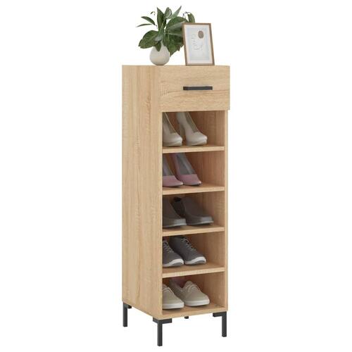 Skoreol 30x35x105 cm konstrueret træ sonoma-eg