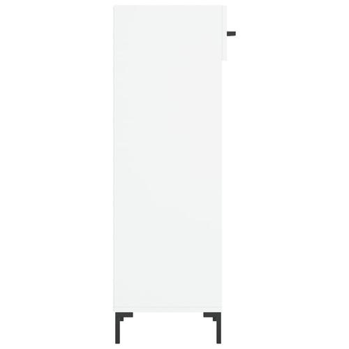 Skoreol 30x35x105 cm konstrueret træ hvid