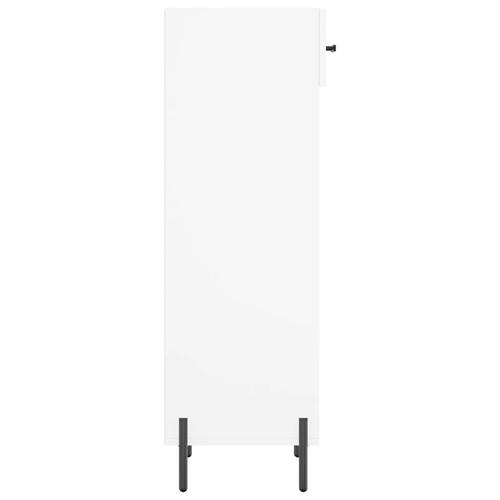 Skoreol 30x35x105 cm konstrueret træ hvid