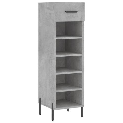 Skoreol 30x35x105 cm konstrueret træ betongrå