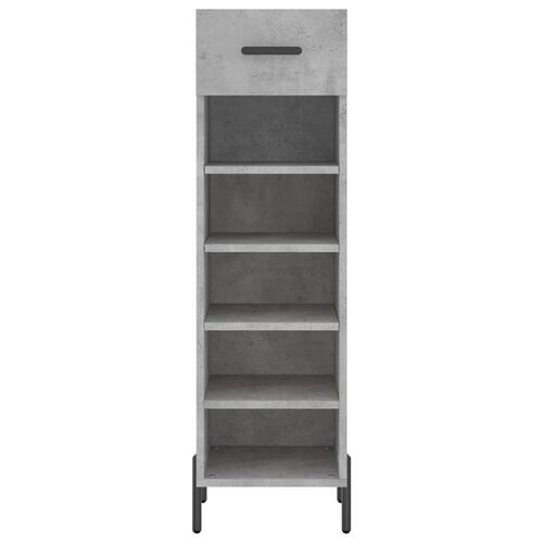 Skoreol 30x35x105 cm konstrueret træ betongrå